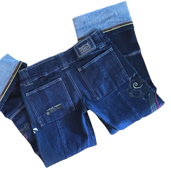 Girbaud Embroidered Scuttle Tape Streetwear Jeans - Picture 3 of 16